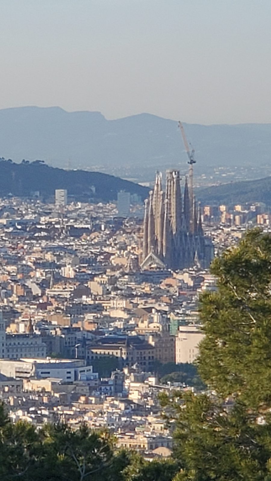 モンジュイックの丘から望むバルセロナ市街 Barcelona city view from Montjuic hill