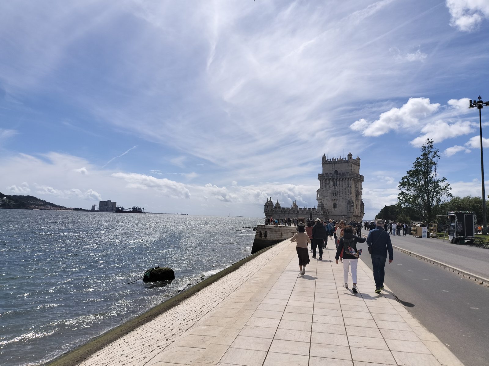 テージョ川沿いのベレンの塔 Belem Tower on the waterfront, Lisbon