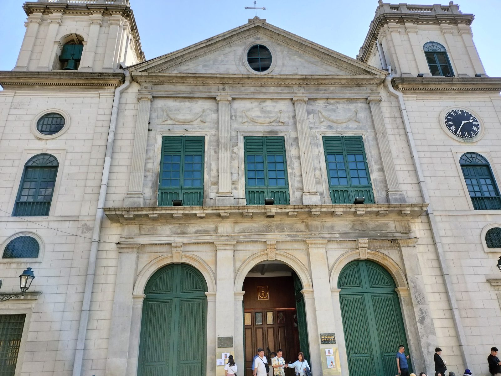 マカオ大聖堂のファサード Facade of the Cathedral of Macau