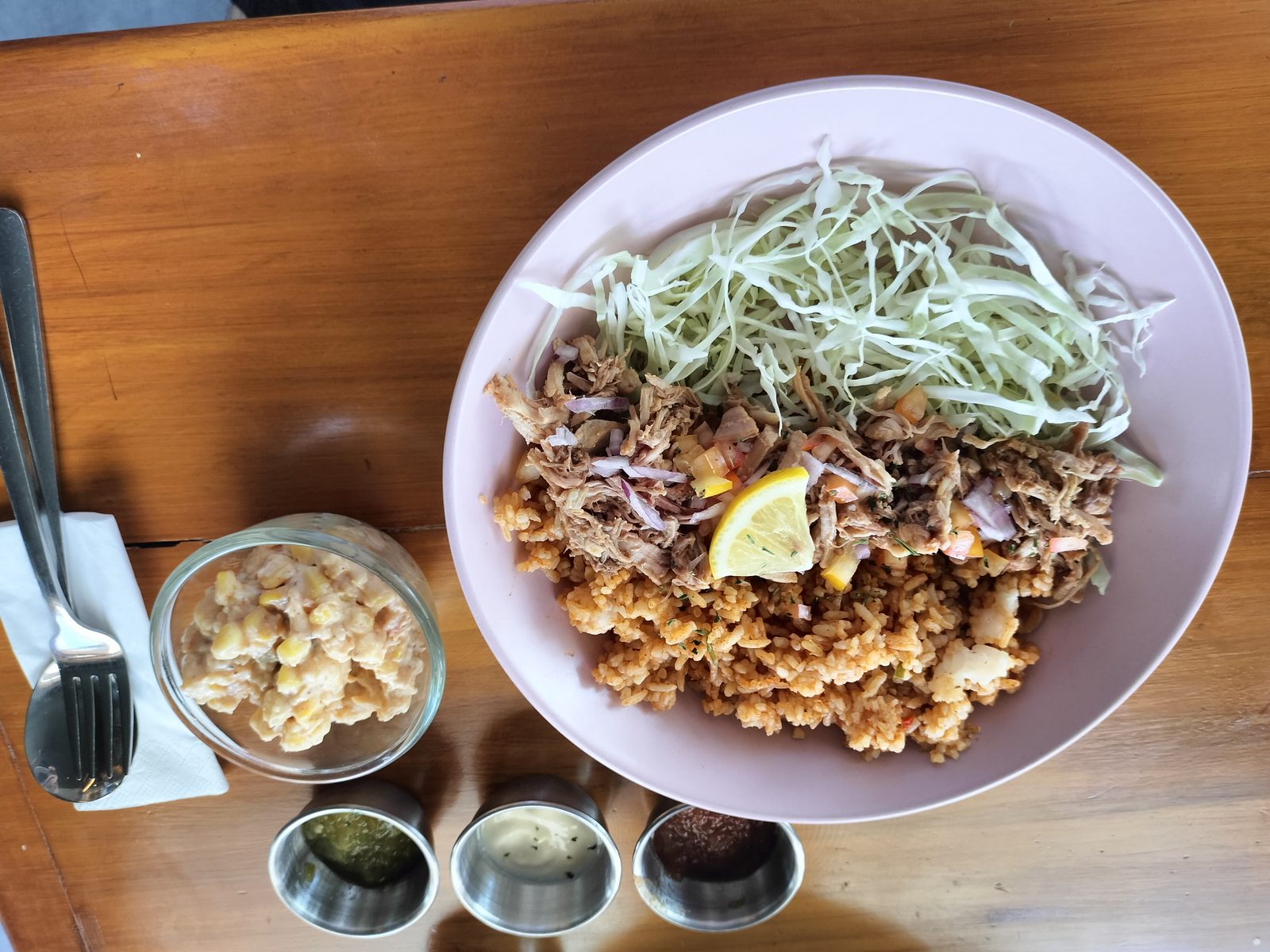 シシグのランチプレート Sisig lunch plate with egg