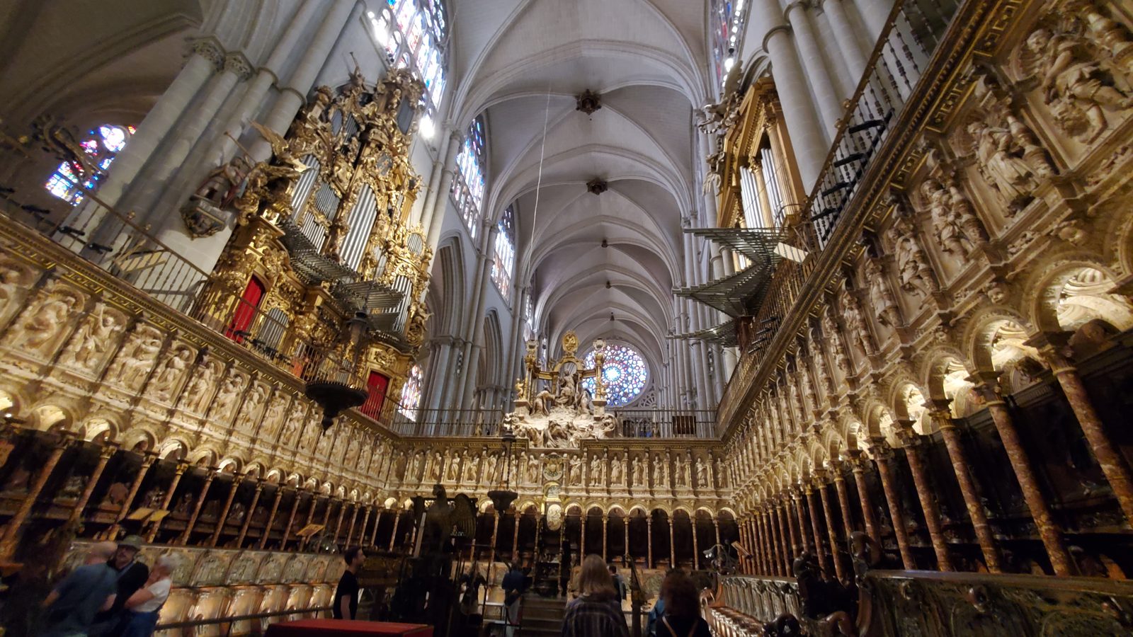 トレド大聖堂の聖歌隊席 Toledo Cathedral choir interior