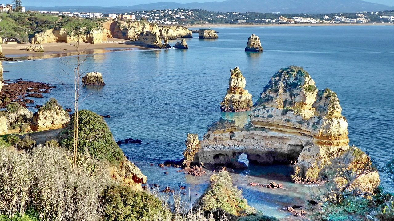 アルガルヴェの海岸 Coast of the Algarve, Portugal